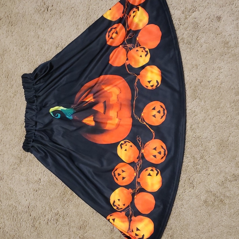 Jack-o-lantern skirt NWOT